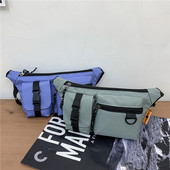 Ανδρική κεκλιμένη τσάντα ώμου Νέα μεγάλης χωρητικότητας ρετρό γυναικεία υφασμάτινη τσάντα χιαστί Oxford στήθος Casual γυναικεία συσκευασία μέσης поясная сумка