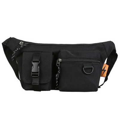 Ανδρική κεκλιμένη τσάντα ώμου Νέα μεγάλης χωρητικότητας ρετρό γυναικεία υφασμάτινη τσάντα χιαστί Oxford στήθος Casual γυναικεία συσκευασία μέσης поясная сумка