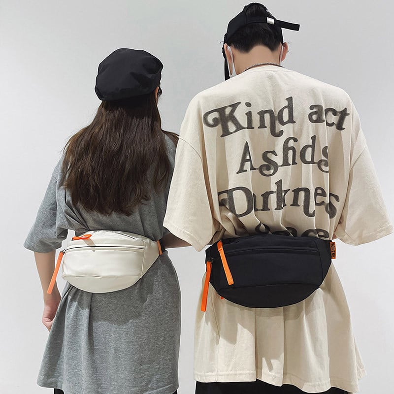 Genți de talie Casual Trend Geantă de șold Genți de curea pentru femei în stil de stradă.