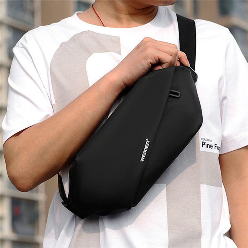Ανδρική τσάντα για εξωτερική ζώνη Αθλητική ανδρική τσάντα Casual Cycling Μικρή συσκευασία μέσης Τσάντα χιαστί Τσάντα ώμου Ανδρική χιαστί Ches New