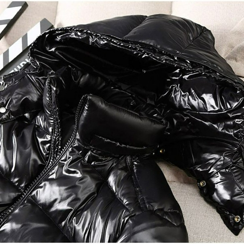 2023. Novi muški, ženski kratki kaput, slične donje jakne, zimska topla gornja odjeća s kapuljačom, jakna otporna na hladnoću, sjajni kaput