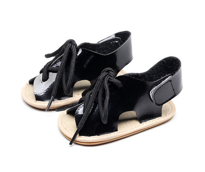 Καλοκαιρινό καινούργιο σανδάλια για αγοράκι Μόδα μωρό κοριτσάκι Μοκασίνια βρέφος νήπιο First Walkers Baby δερμάτινα τσόκαρα Μαλακή σόλα Παπούτσια κούνιας