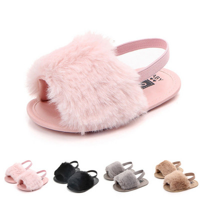 Pudcoco US Stock New Fashion Прекрасни бебешки сандали за момиченца с мека подметка Ежедневни обувки Prewalker Summer
