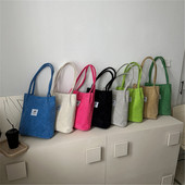 ISKYBOB 2023 naiste suured õlakotid ämbriga käekotid velvetist mood vabaaja kotid ühevärvilised kandekott 2024 jõulukink