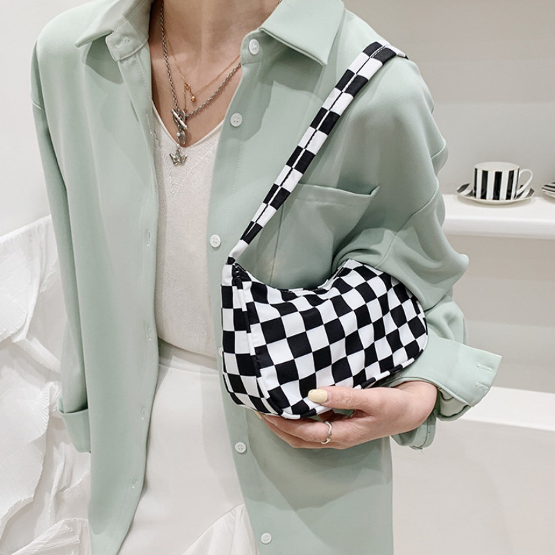 Νέες γυναικείες τσάντες ώμου Μόδα τσάντα με μοτίβο ζώων Casual Nylon πεταλούδα Leopard Zebra print Γυναικεία τσάντα μασχάλης