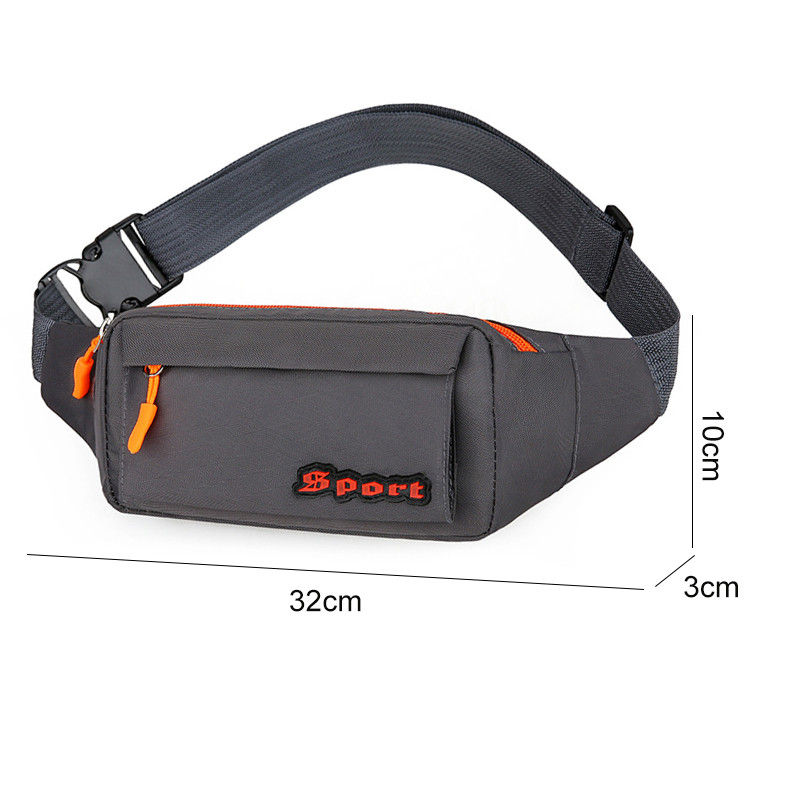 Ľadvinka Geestock, unisex, mobilný telefón, proti strate, multifunkčná behová opasková taška, veľká ležérna crossbody taška na hrudník