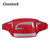 Geestock Casual Waist Pack για Oxford υφασμάτινη τσάντα μέσης Γυναικείες Ανδρικές τσάντες αναψυχής ποδηλασίας Αδιάβροχο ευέλικτο περιστασιακό πορτοφόλι