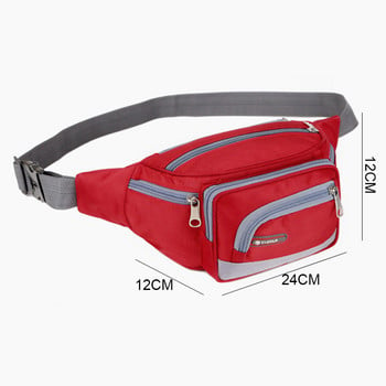 Geestock Casual Waist Pack για Oxford υφασμάτινη τσάντα μέσης Γυναικείες Ανδρικές τσάντες αναψυχής ποδηλασίας Αδιάβροχο ευέλικτο περιστασιακό πορτοφόλι