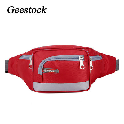 Geestock Casual Waist Pack για Oxford υφασμάτινη τσάντα μέσης Γυναικείες Ανδρικές τσάντες αναψυχής ποδηλασίας Αδιάβροχο ευέλικτο περιστασιακό πορτοφόλι