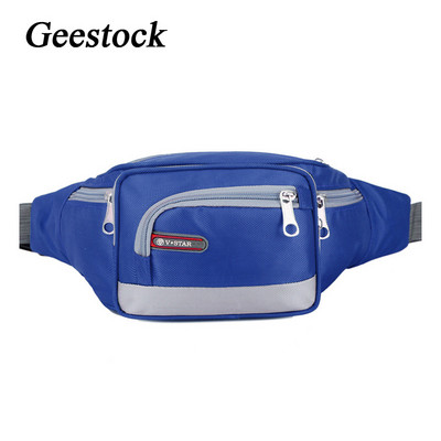 Geestock Casual Waist Pack για Oxford υφασμάτινη τσάντα μέσης Γυναικείες Ανδρικές τσάντες αναψυχής ποδηλασίας Αδιάβροχο ευέλικτο περιστασιακό πορτοφόλι