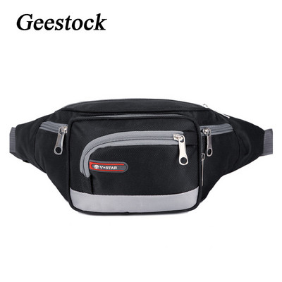 Geestock Casual Waist Pack για Oxford υφασμάτινη τσάντα μέσης Γυναικείες Ανδρικές τσάντες αναψυχής ποδηλασίας Αδιάβροχο ευέλικτο περιστασιακό πορτοφόλι