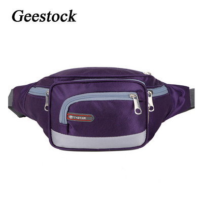 Geestock Casual Waist Pack για Oxford υφασμάτινη τσάντα μέσης Γυναικείες Ανδρικές τσάντες αναψυχής ποδηλασίας Αδιάβροχο ευέλικτο περιστασιακό πορτοφόλι