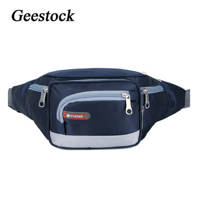Geestock Casual Waist Pack για Oxford υφασμάτινη τσάντα μέσης Γυναικείες Ανδρικές τσάντες αναψυχής ποδηλασίας Αδιάβροχο ευέλικτο περιστασιακό πορτοφόλι