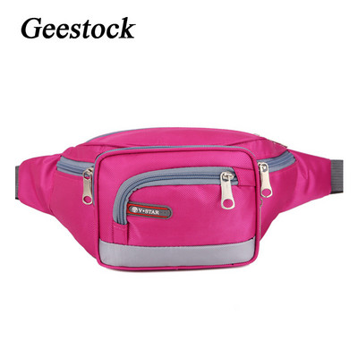 Geestock Casual Waist Pack για Oxford υφασμάτινη τσάντα μέσης Γυναικείες Ανδρικές τσάντες αναψυχής ποδηλασίας Αδιάβροχο ευέλικτο περιστασιακό πορτοφόλι