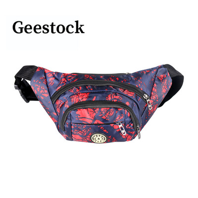 Πακέτα μέσης Geestock Fashion Ανδρικά Γυναικεία Τσάντα για τρέξιμο Fanny Pack Αδιάβροχη θήκη τηλεφώνου για αθλητική ζώνη από νάιλον