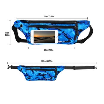 Geestock Waist Pack Running Men Women Fanny Pack Hip Bum Bags Waterproof Gym Fanny Pack Портфейл с дупка за слушалки Калъф за телефон