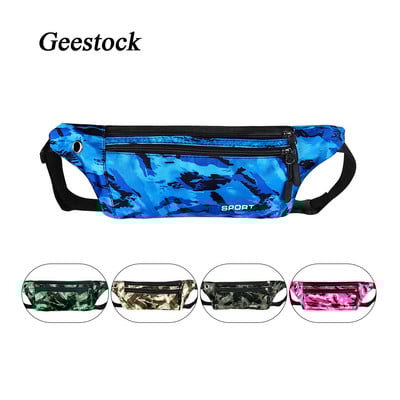 Geestock Waist Pack Running Vyrai Moterų Fanny Pack Hip Bum Bags Vandeniui atsparūs Sporto salės Fanny Pack Piniginė su Ausinių anga telefono maišeliu