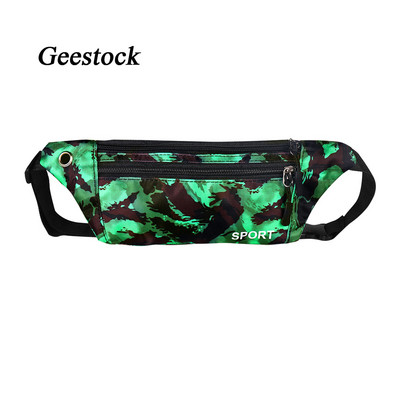 Geestock Waist Pack Running Ανδρικά Γυναικεία Fanny Pack Τσάντες Hip Bum Αδιάβροχο Gym Fanny Pack Πορτοφόλι με θήκη τηλεφώνου με τρύπα για ακουστικά
