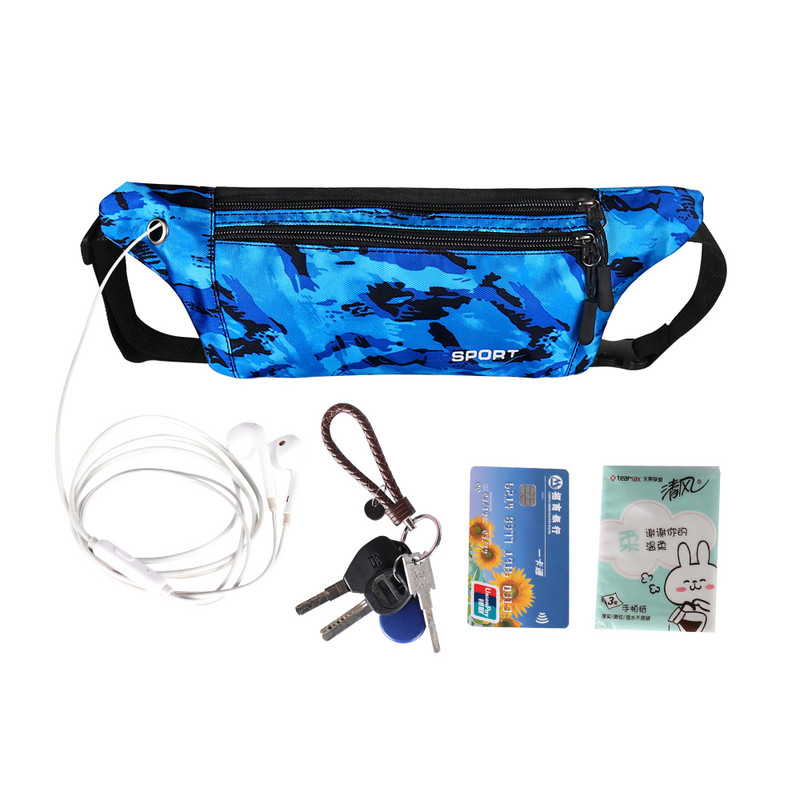 Geestock Waist Pack Running Ανδρικά Γυναικεία Fanny Pack Τσάντες Hip Bum Αδιάβροχο Gym Fanny Pack Πορτοφόλι με θήκη τηλεφώνου με τρύπα για ακουστικά