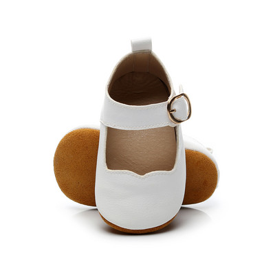 Άνοιξη Νέα Σχέδια Γνήσιο δέρμα Βρεφικά μοκασίνια για κορίτσια παπούτσια Leopard Mary Jane Flats Princess Shallow Toddler First Walkers