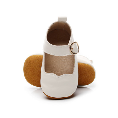 Άνοιξη Νέα Σχέδια Γνήσιο δέρμα Βρεφικά μοκασίνια για κορίτσια παπούτσια Leopard Mary Jane Flats Princess Shallow Toddler First Walkers