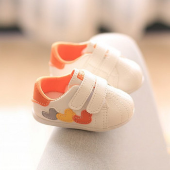 Бебешки обувки за момичета, пролет, есен, маратонки със сърце, детски обувки за момчета 1-3 години, функционални обувки, обувки с мека подметка за малко дете