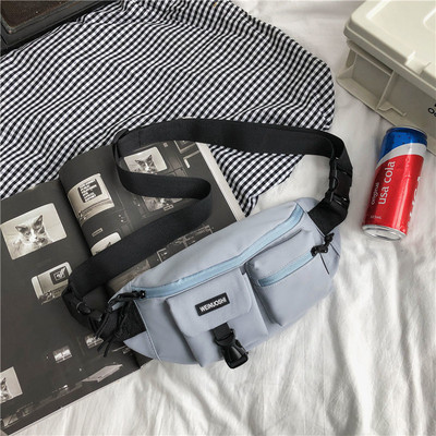 Genți de piept Cuplu unisex Multi-buzunare Timp liber Capacitate mare Călătorii Cumpărături Pachete de talie Ins Hip-hop Fashion Chic Street Ins