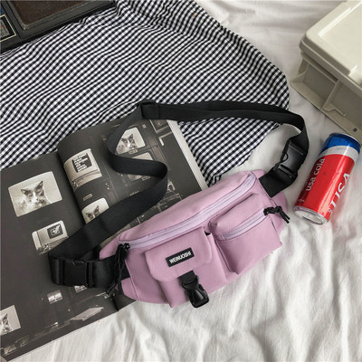 Genți de piept Cuplu unisex Multi-buzunare Timp liber Capacitate mare Călătorii Cumpărături Pachete de talie Ins Hip-hop Fashion Chic Street Ins