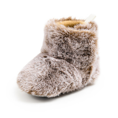 KIDSUN Βρεφικά μποτάκια Νεογέννητα Βρεφικά αγόρια Κοριτσάκια Αντιολισθητικά Παπούτσια κούνιας για μωρά βελούδινα χνούδια Χειμερινά ζεστά μποτάκια Prewalker