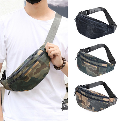 Ежедневна спортна чанта за кръста Водоустойчива чанта за мобилен телефон Fanny Pack Калъф за съхранение на телефонна карта за бягане Спорт Фитнес