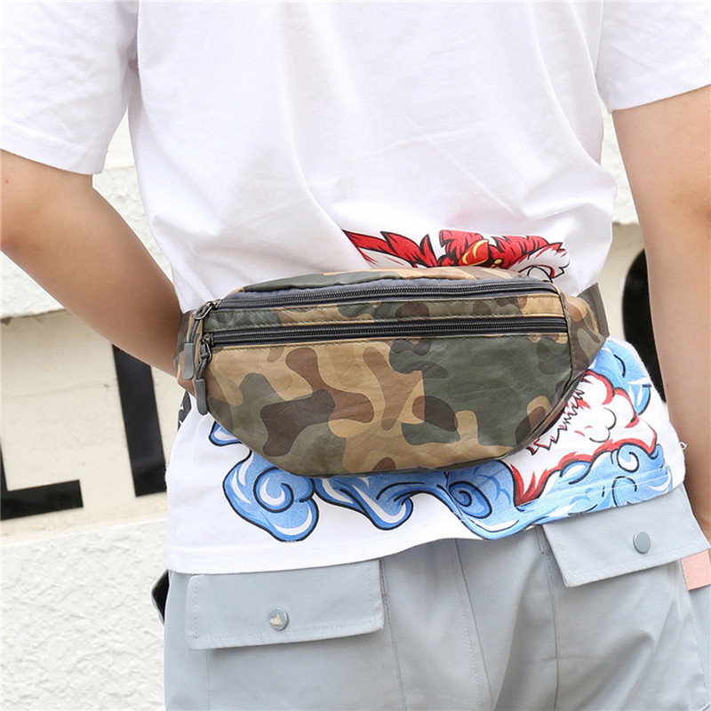 Casual Sports Waist Pack Αδιάβροχη τσάντα κινητού τηλεφώνου Fanny Pack Θήκη αποθήκευσης αλλαγής κάρτας τηλεφώνου για τρέξιμο αθλητικής φυσικής κατάστασης