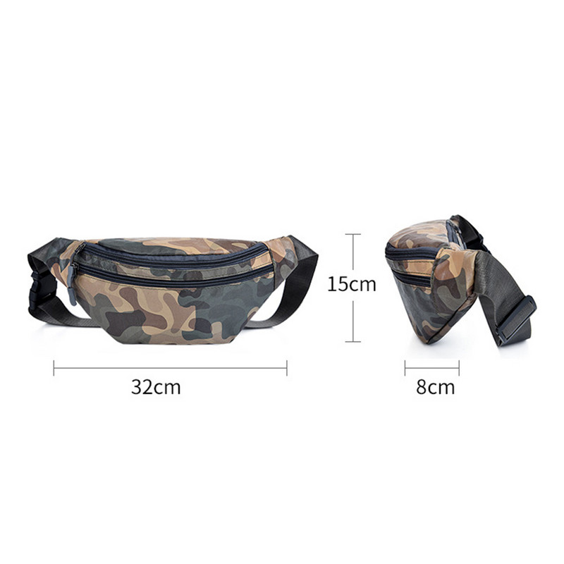 Casual Sports Waist Pack Αδιάβροχη τσάντα κινητού τηλεφώνου Fanny Pack Θήκη αποθήκευσης αλλαγής κάρτας τηλεφώνου για τρέξιμο αθλητικής φυσικής κατάστασης