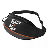 Fanny Pack Cool Ready To Race pentru alergare Femei Bărbați Enduro Cross Motocross Bike Life Geantă în talie Crossbody Geantă pentru bani pentru telefon