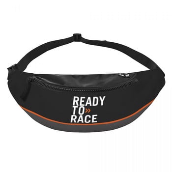 Cool Ready To Race Fanny Pack for Running Women Men Enduro Cross Motocross Bike Life Crossbody Чанта за кръста Телефон Кесия за пари