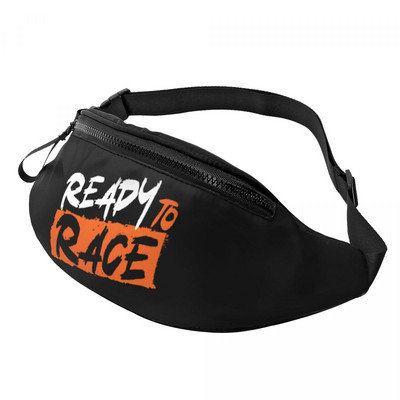 Fanny Pack Cool Ready To Race pentru alergare Femei Bărbați Enduro Cross Motocross Bike Life Geantă în talie Crossbody Geantă pentru bani pentru telefon