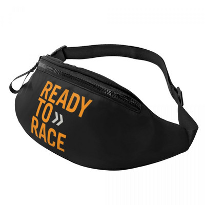 Fanny Pack Cool Ready To Race pentru alergare Femei Bărbați Enduro Cross Motocross Bike Life Geantă în talie Crossbody Geantă pentru bani pentru telefon