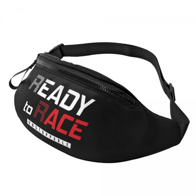 Fanny Pack Cool Ready To Race pentru alergare Femei Bărbați Enduro Cross Motocross Bike Life Geantă în talie Crossbody Geantă pentru bani pentru telefon