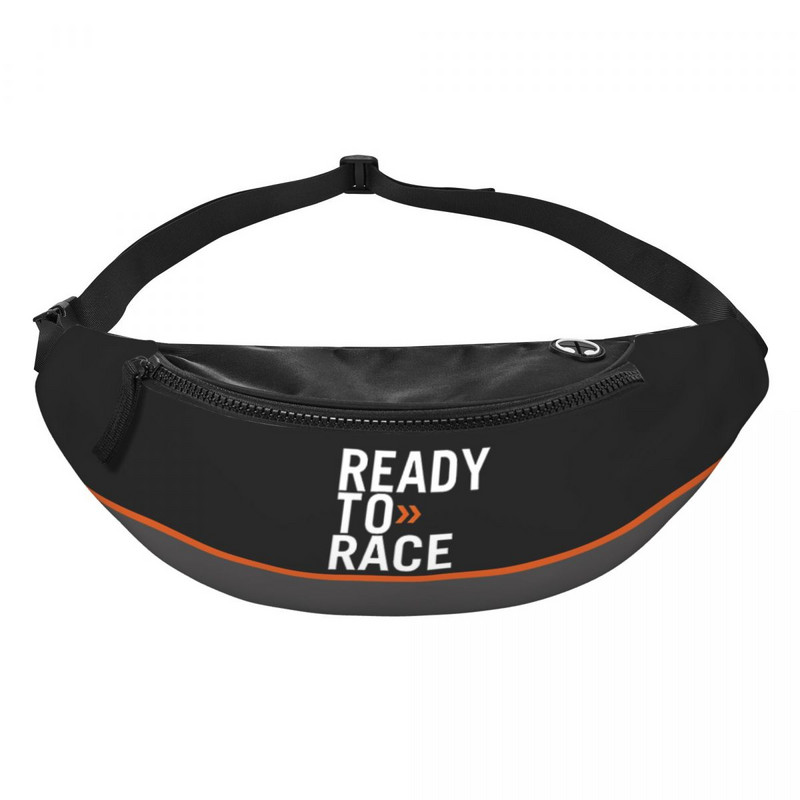 Fanny Pack Cool Ready To Race pentru alergare Femei Bărbați Enduro Cross Motocross Bike Life Geantă în talie Crossbody Geantă pentru bani pentru telefon