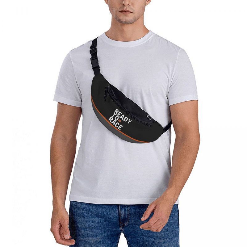 Fanny Pack Cool Ready To Race pentru alergare Femei Bărbați Enduro Cross Motocross Bike Life Geantă în talie Crossbody Geantă pentru bani pentru telefon