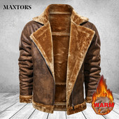 Kožne jakne Muške debele zimske vjetrootporne tople jakne od flisa Muški kaputi 2022 Motoristička vanjska odjeća Muški kaputi Vjetrovke 3XL