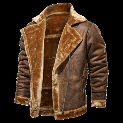 Kožne jakne Muške debele zimske vjetrootporne tople jakne od flisa Muški kaputi 2022 Motoristička vanjska odjeća Muški kaputi Vjetrovke 3XL