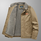 Ανδρικό στρατιωτικό τζάκετ 2023 Χειμώνας Αντρικό μπουφάν Bomber μονόχρωμο παλτό Ανδρικό λεπτό πανωφόρι