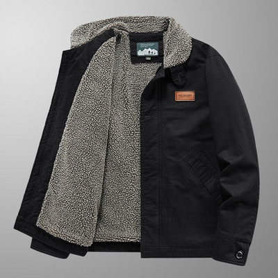 Ανδρικό στρατιωτικό τζάκετ 2023 Χειμώνας Αντρικό μπουφάν Bomber μονόχρωμο παλτό Ανδρικό λεπτό πανωφόρι