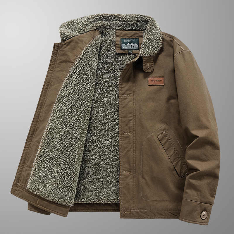 Ανδρικό στρατιωτικό τζάκετ 2023 Χειμώνας Αντρικό μπουφάν Bomber μονόχρωμο παλτό Ανδρικό λεπτό πανωφόρι