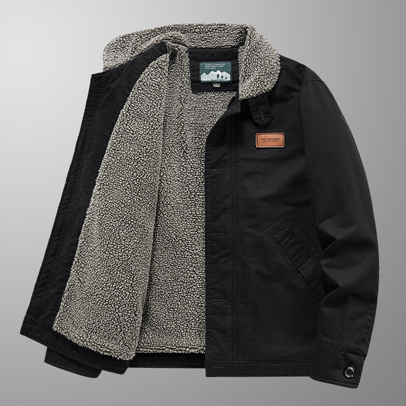 Ανδρικό στρατιωτικό τζάκετ 2023 Χειμώνας Αντρικό μπουφάν Bomber μονόχρωμο παλτό Ανδρικό λεπτό πανωφόρι