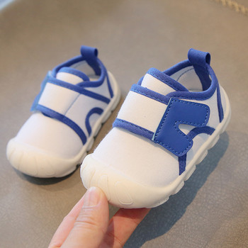 Бебешки обувки за малки деца за бебета, момичета, момчета, платнени обувки, пролет, есен, удобни детски обувки с мека подметка, за първи път с размери 14-23