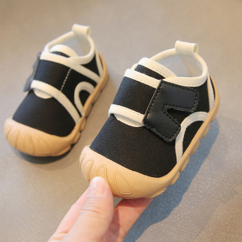 Бебешки обувки за малки деца за бебета, момичета, момчета, платнени обувки, пролет, есен, удобни детски обувки с мека подметка, за първи път с размери 14-23