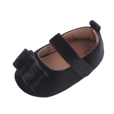 Βρεφικά νεογέννητα παιδικά παπούτσια για κοριτσάκια Άνοιξη φθινοπωρινά φλατ μαλακή σόλα Πριγκίπισσα φόρεμα παπιγιόν χωρίς ολίσθηση νήπια First Walkers 2023