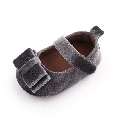 Βρεφικά νεογέννητα παιδικά παπούτσια για κοριτσάκια Άνοιξη φθινοπωρινά φλατ μαλακή σόλα Πριγκίπισσα φόρεμα παπιγιόν χωρίς ολίσθηση νήπια First Walkers 2023