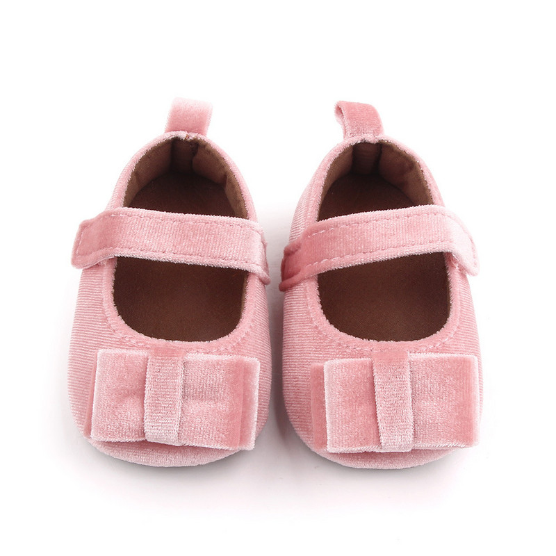 Βρεφικά νεογέννητα παιδικά παπούτσια για κοριτσάκια Άνοιξη φθινοπωρινά φλατ μαλακή σόλα Πριγκίπισσα φόρεμα παπιγιόν χωρίς ολίσθηση νήπια First Walkers 2023